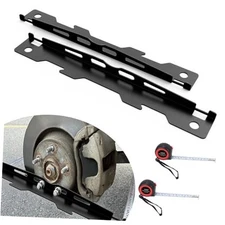  Wheel Alignment Tool Plates 2 Pack Toe Alignment Tool with 2 Measuring Black