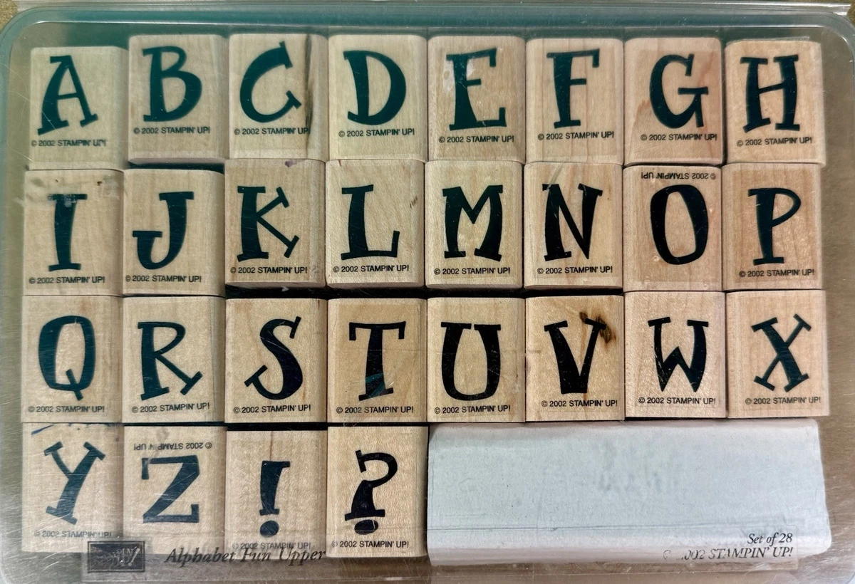 Stampin' Up! Numbers & Letters Craft Stamps for sale - eBay