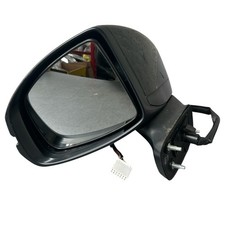 HONDA JAZZ WING MIRROR HATCHBACK MK4 PASSENGER LEFT SIDE N/S/F BLACK E13037576