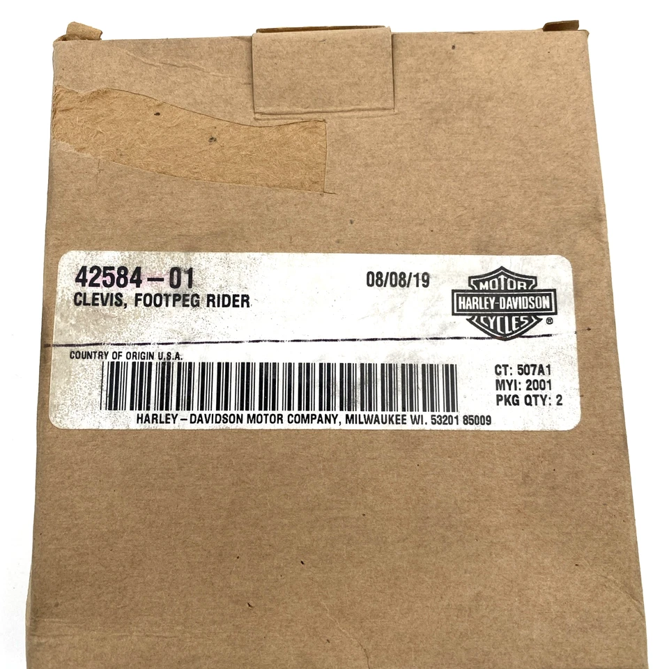 Juego de pares de clavijas de pie de conductor para Harley 42584-01 OEM 02-11 VROD VRSC Foto 2 de 4
