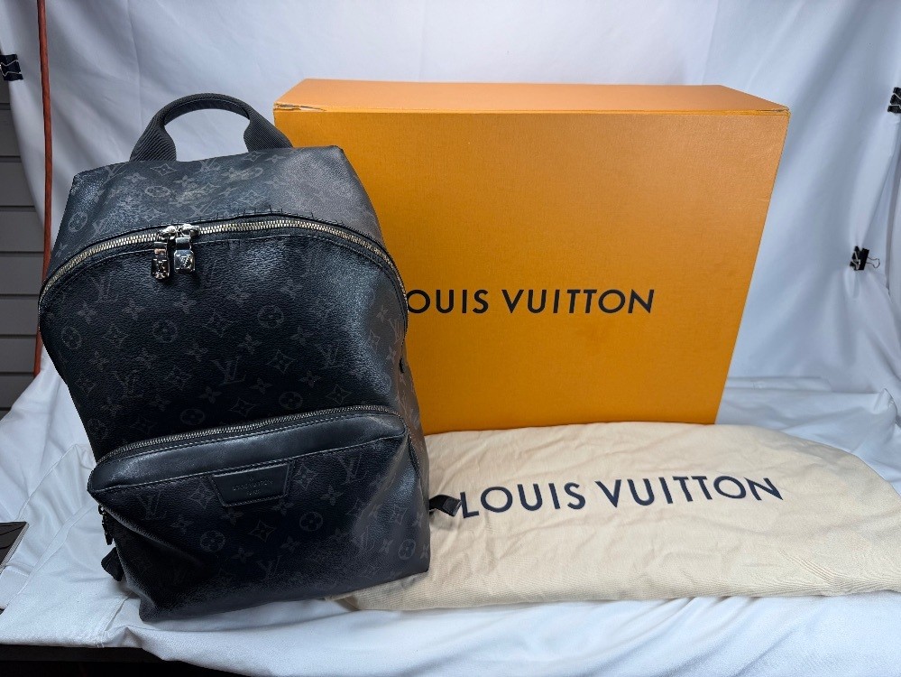 Louis Vuitton Discovery Monogram Eclipse Backpack… - image 1