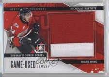 2013-14 ITG Heroes and Prospects Subway Series Game-Used 1/1 Nick Baptiste 2a8