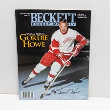 Gordie Howe Autographed Magazines , 1996 Beckett and 1980 Sports Illustrated