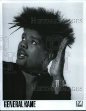 1987 Press Photo Musician General Kane - pip15258