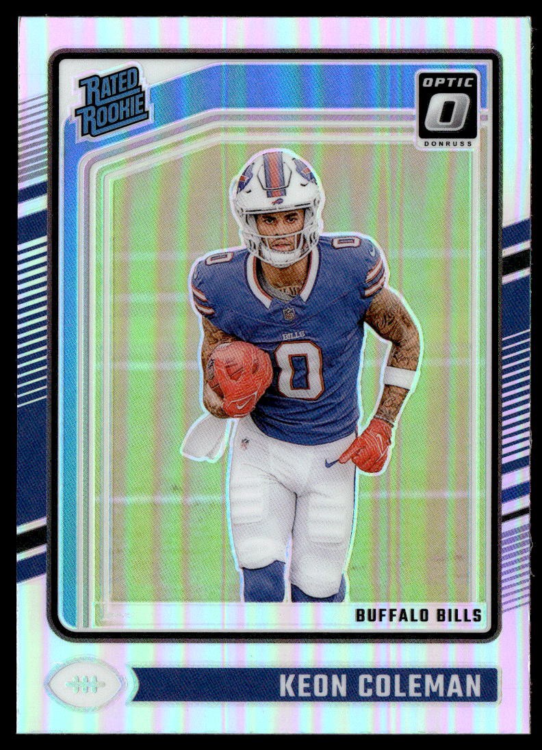 Keon Coleman 2024 Donruss Optic Holo #263 Buffalo Bills
