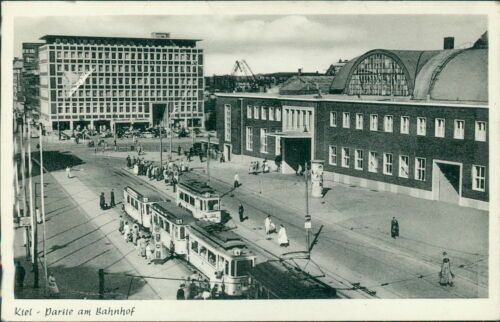 Postcard Kiel Lot at Station Tram (No.9754) -II