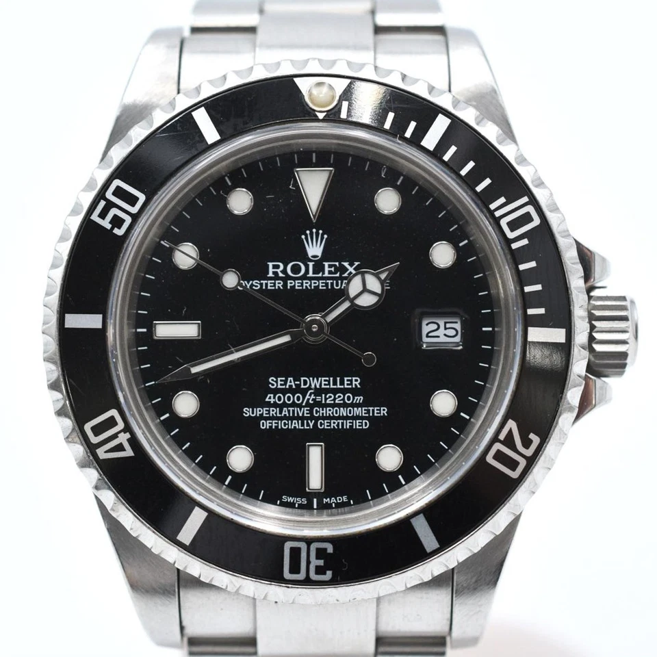 1987 Rolex Sea-Dweller "Triple Six", 16660, Steel, Black Glossy Dial, Oyster ... - Image 2 of 4