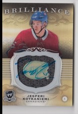 2018-19 UD THE CUP BRILLIANCE AUTOGRAPH ROOKIE JESPERI KOTKANIEMI RC AUTO