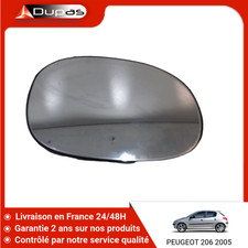 Glace de rétroviseur Peugeot 206