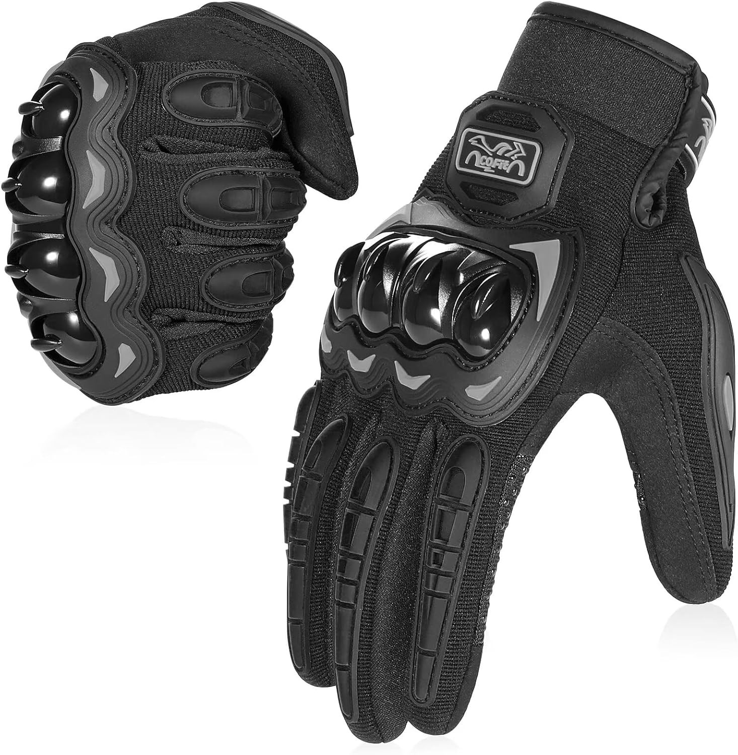 Gants de moto plein doigt écran tactile pour course VTT et enduro