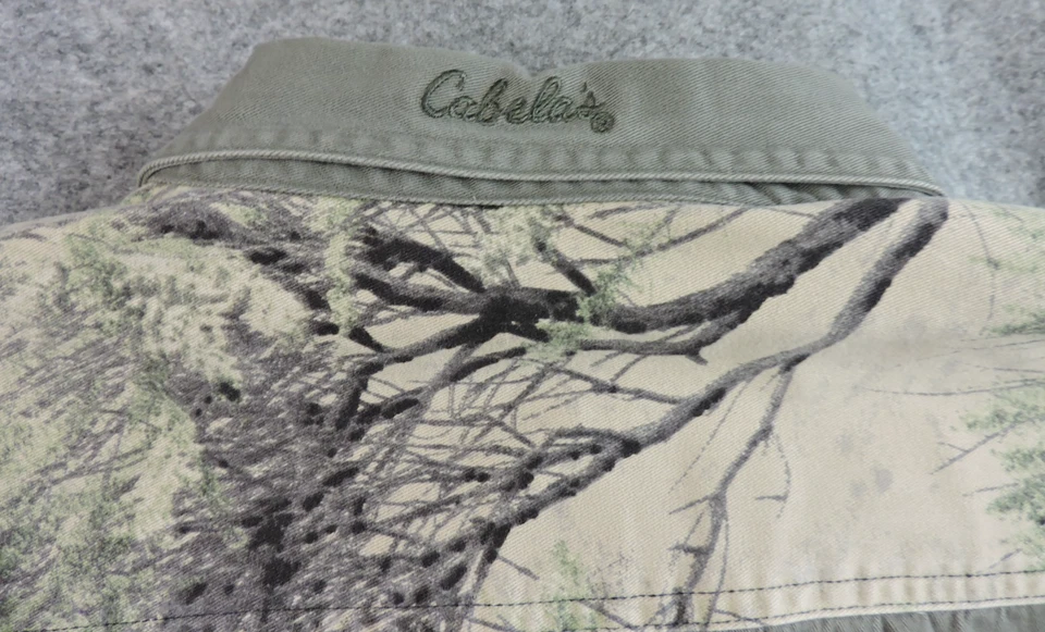 Cabelas Seclusion 3D Open Country Mens XL Washout Long Sleeve Button Shirt - Image 3 of 4