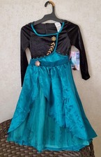New Disney Frozen II Queen Anna Gown  Cape Deluxe Costume Child Small 4-6X