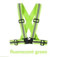 High Visibility Reflective Safety Vest Lightweight Adjustable Running Cycling