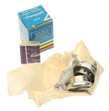 Cuffia Campagnolo Super Record Pista 1" Filettata Argento Pista Italiana NOS NUOVA