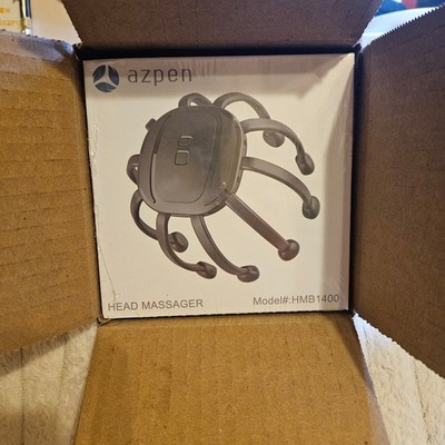 Azpen HMB1400 Smart Head Massager 14 Massaging Nodes and Bluetooth Speaker NIB