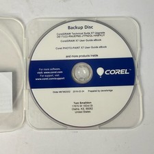 CorelDRAW Technical Suite X7 Upgrade Backup Disc Serial Number Key