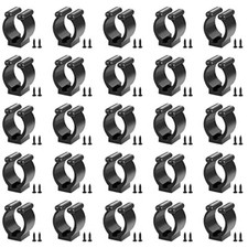 30 Pcs Fishing Pole Rod Holder Clips Billiards Snooker Cue Locating Clips Holder