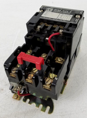 8536SBO2 Square D NEMA Size 0 Motor Starter 120V Coil *Next Day Option*