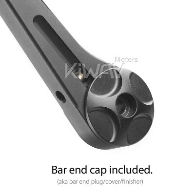 ワニさん専用 VAWiK round black slim bar end mirror x1 COLIN 7/8 1