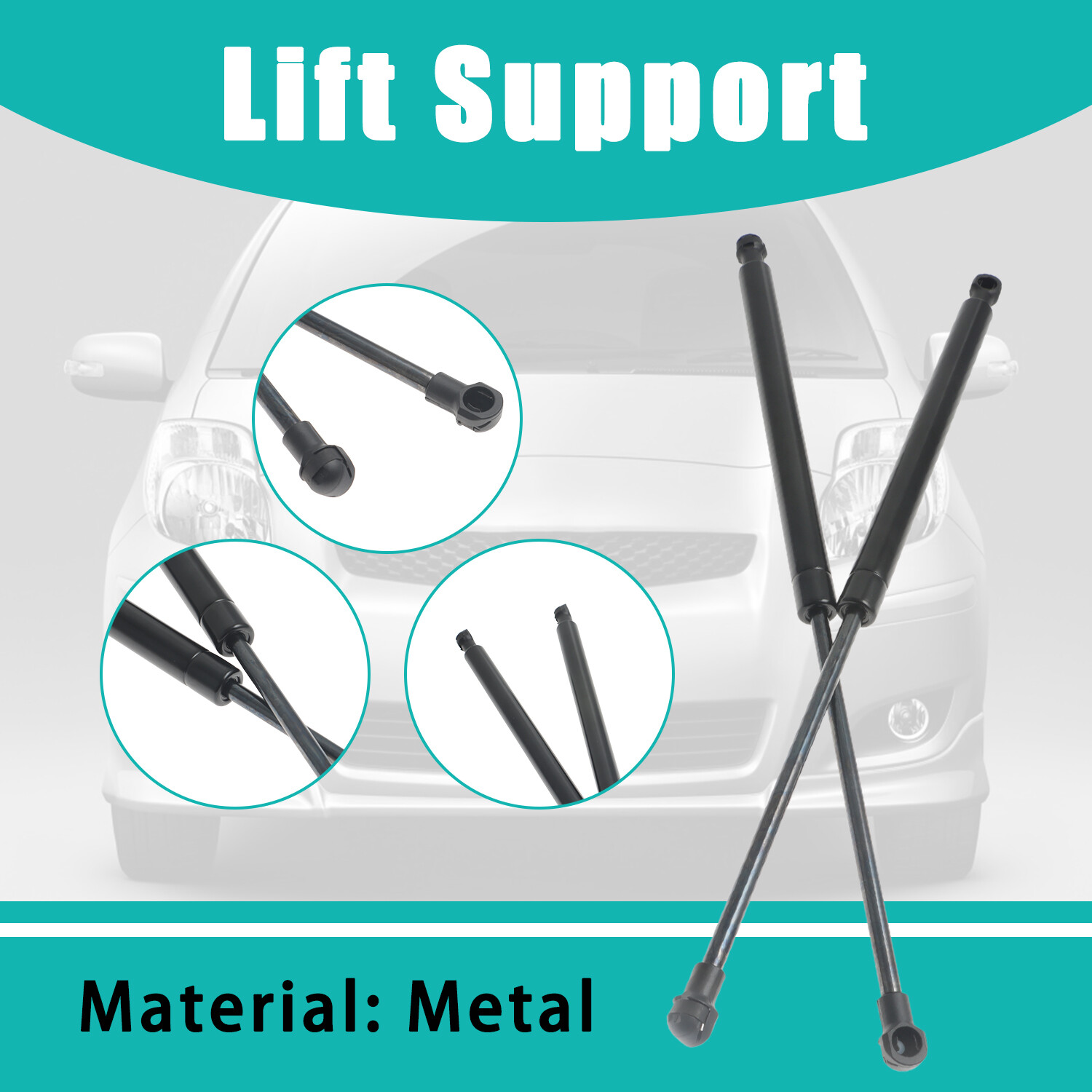 Tailgate Trunk Lid Lift Shock Strut Support for 2006-2011 Toyota Yaris Hatchback