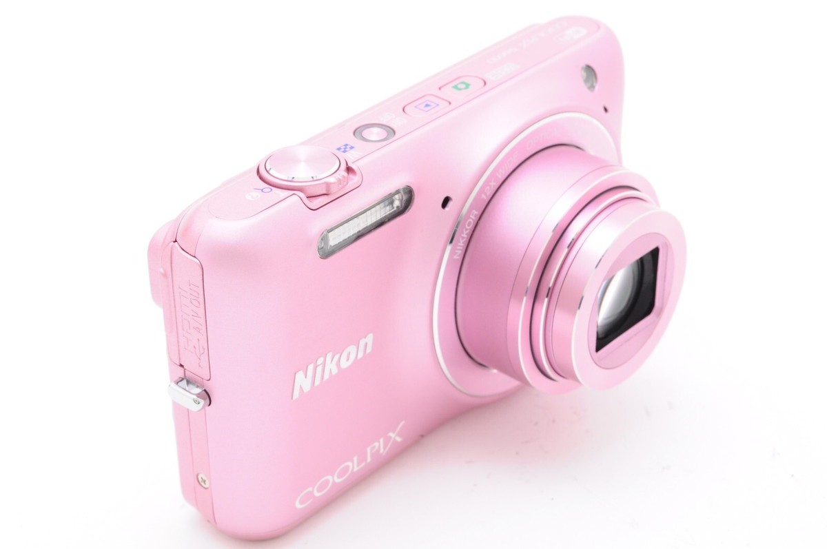 TOP MINT] Nikon COOLPIX S6600 Pink 16.0MP Digital Camera w