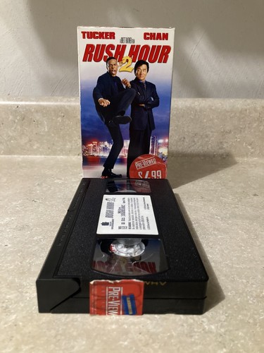 Rush Hour 1 & 2 VHS Bundle Tested Jackie Chan Chris Tucker - Picture 5 of 10