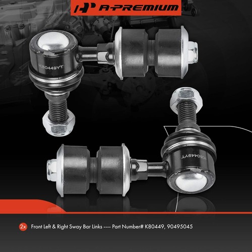 A-Premium 2x Front Side Stabilizer Bar Link for Saab 900 1994-1998 9-3 1999-2003 - Picture 2 of 9