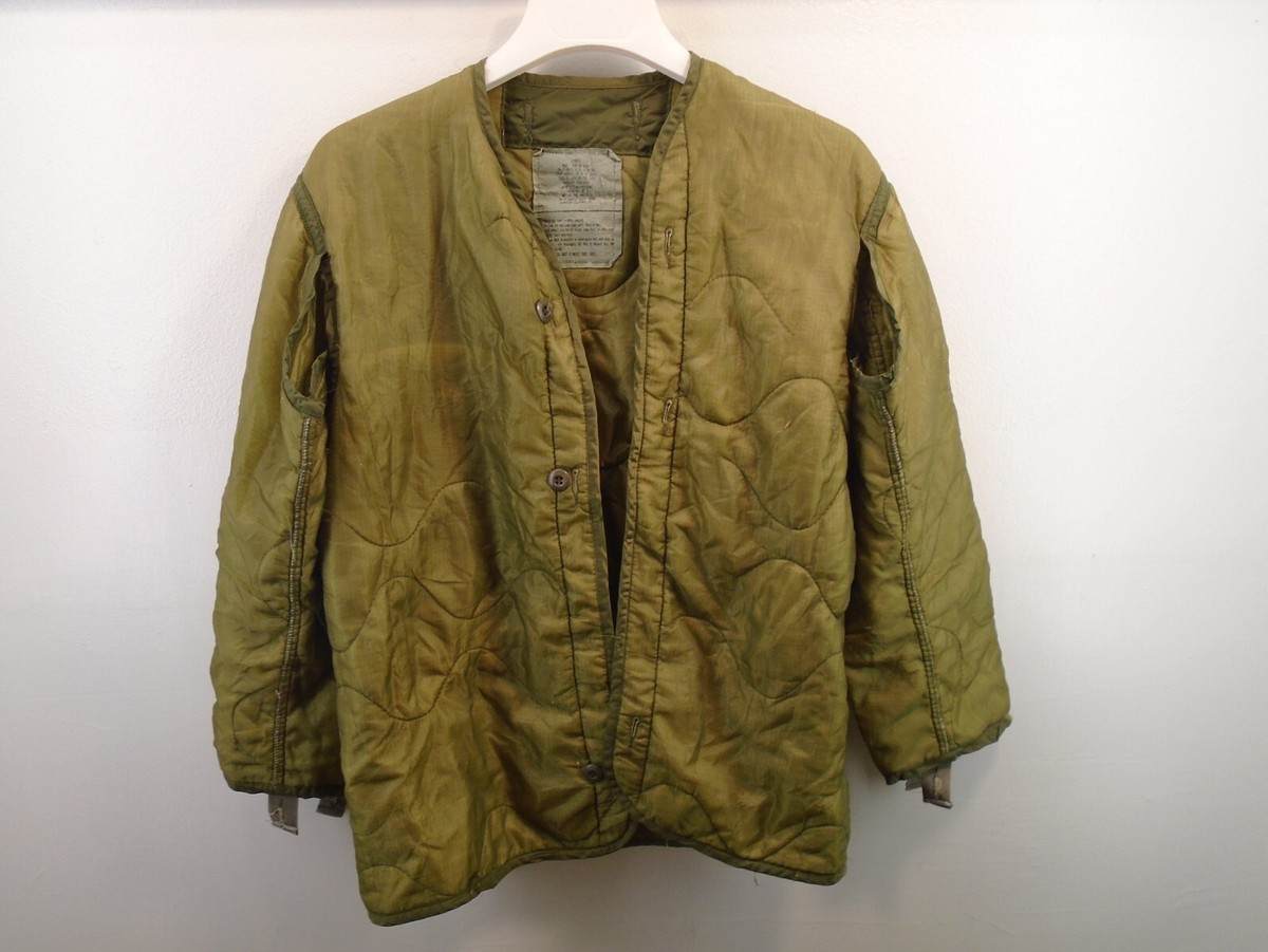 US ARMY M-65 FIELD COAT LINER 1984s M USGI US Military Army M65 