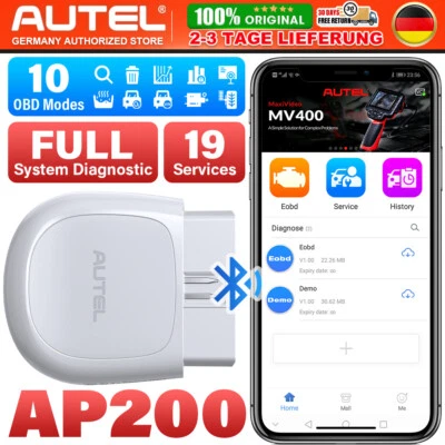 Autel MaxiAP AP200 =MK808 dispositivo diagnostico professionale auto scanner TUTTO IL SISTEMA