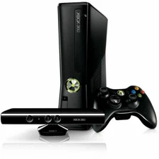 Microsoft Xbox 360 S Slim 4GB Console Bundle Kinect Controller + 5 Free Games