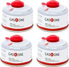12 Pack GasOne Butane Fuel Gas Canisters Portable Camp Camping Stove Cartridge