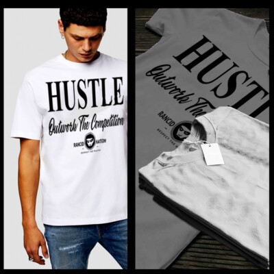 Hip Hop t-shirt Street Hustle outwork urban Gangster Mobster thug life Mafia 