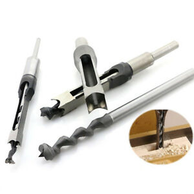 630mm Mortise Square Hole Saw Auger Drill Bit Mortising Chisel