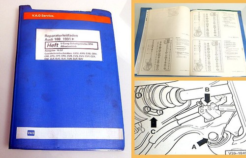 Reparaturleitfaden Audi 100 A6 C4 QUATTRO 5Gang Schaltgetriebe 01A Allradantrieb