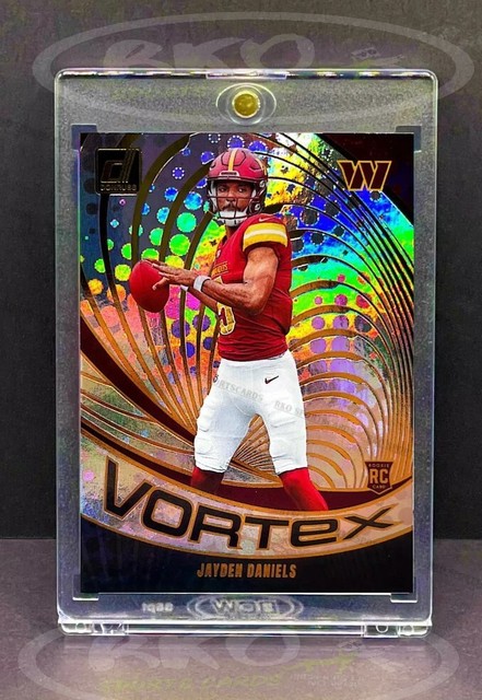 Jayden Daniels Rookie Gold Swirl Holo SSP Panini Roy Mint