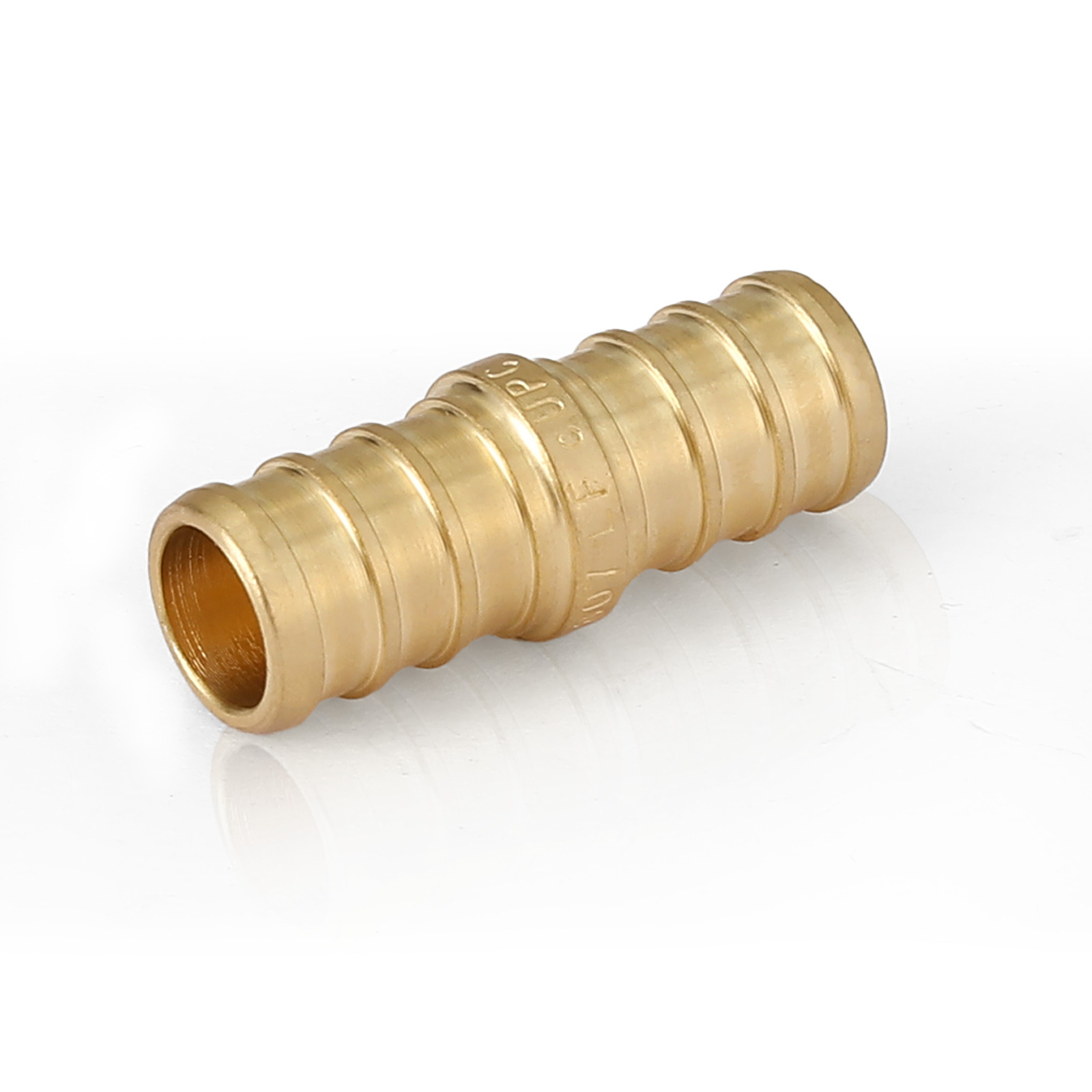 Efield 1/2" Pex × 1/2" Pex -B Straight Coupling Crimp Brass Fittings Lead Free 