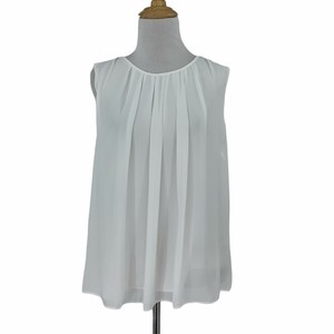 white flowy sleeveless top