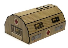 MDF Pre Printed Medi Centre, Warhammer, Malifaux, Bolt Action Tabletop Terrain