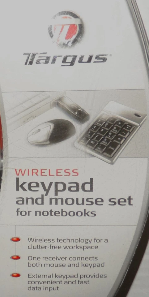 New Targus PAKP003U Wireless Keyboard And Mouse Set For Notebooks - Image 3 of 4