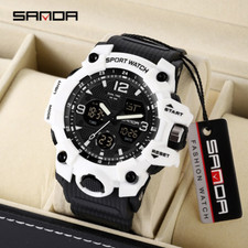 Men Women Watch Sport Watch LED Digital 50M Waterproof Watch Men Multifunction