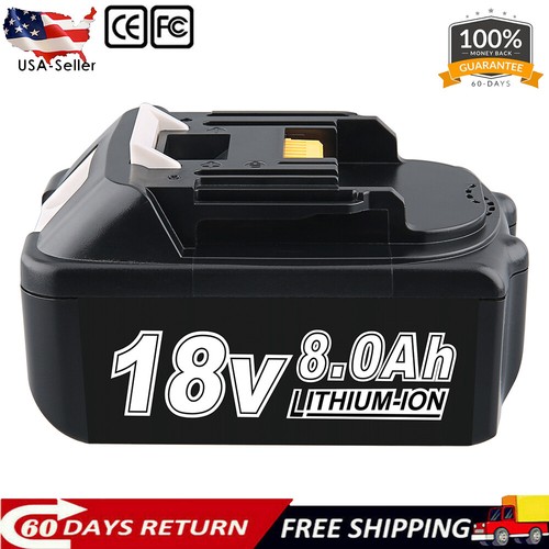 Battery for Makita 18V Lithium-Ion 8.0Ah BL1860B BL1850 BL1840 Power tool - Picture 10 of 18