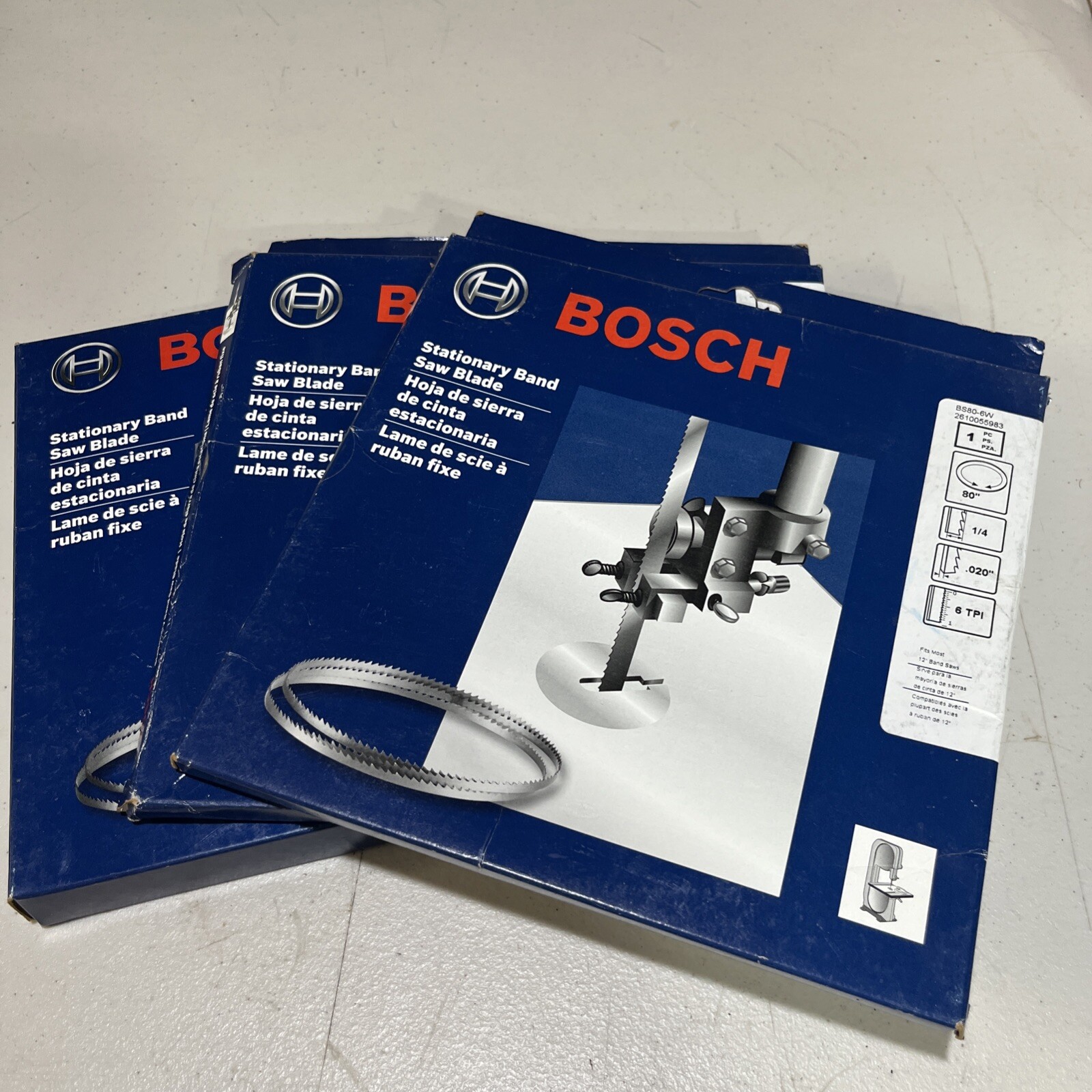 Bosch BS80 Heavy-Duty Stationary Band Saw Blades for Wood and Metal-image