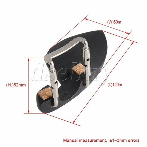 3 Stück schwarz Holz 1/2 1/4 Größe Violine Kinnstütze Kinnstütze Violine Zubehör - Bild 2 von 8