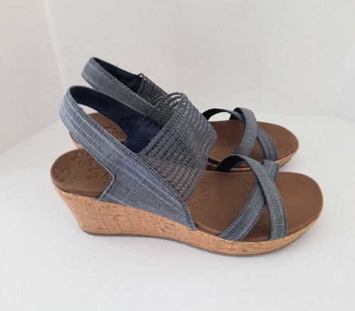 skechers luxe foam wedges