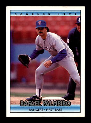 メジャーリーグ　カード　Rafael Palmeiro 1992 Donruss #46 Rafael Palmeiro Texas Rangers Baseball Card | eBay