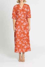 SPORTSCRAFT Hadley Wrap Dress High Tea Working Size 14 AU Pre owned