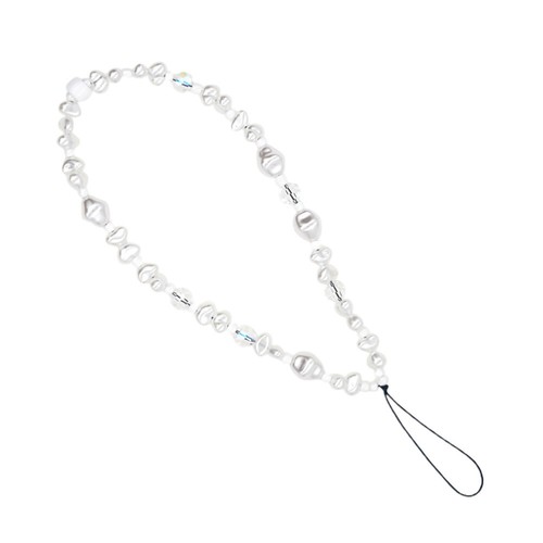 Imitation Pearl Mobile Phone Charm Universal Cell Lanyard Chains - Zdjęcie 3 z 12