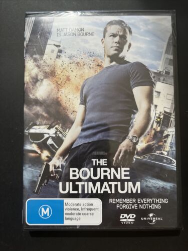 The Bourne Ultimatum, Matt Damon (M15+, DVD Region 4) Brand NEW Sealed - Picture 1 of 2