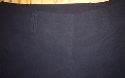 sequin hearts dress pants Sequin Hearts Women's Dark Gray Mid Rise Straight Leg Trouser Dress Pants  Sz 13