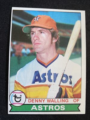 1979 Topps Baseball Card Houston Astros Denny Walling #553 VgEx Free Shipping!